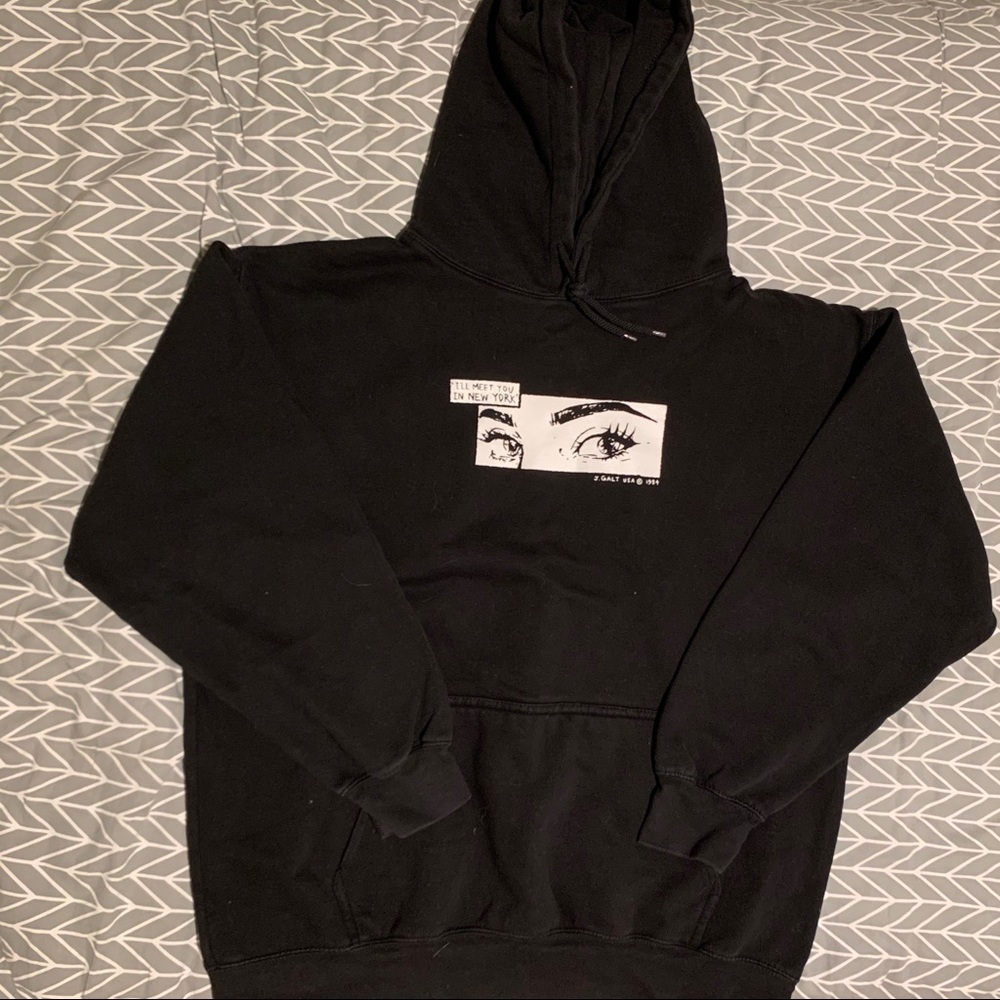 john galt meet in new york oversized hoodie